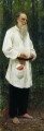 leo tolstoy pieds nus 1901 Ilya Repin